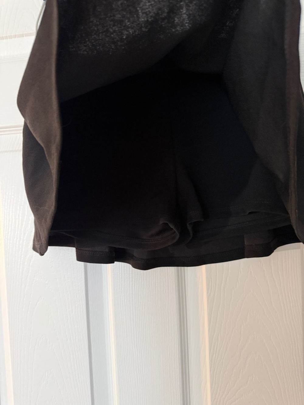 URBAN OUTFITTERS Black Flared Mini Skirt/Women's Skater Style sewn in shorts XS - Picture 2 of 4
